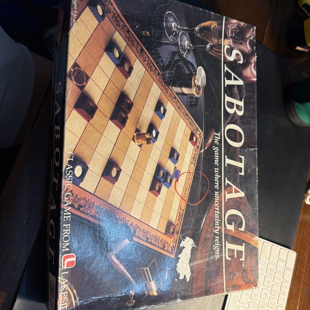 Sabotage Lakeside Board Game 1985 - COMPLETE